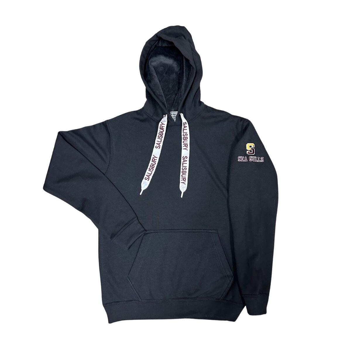 Black SU Tie Hoodie w/Sea Gulls