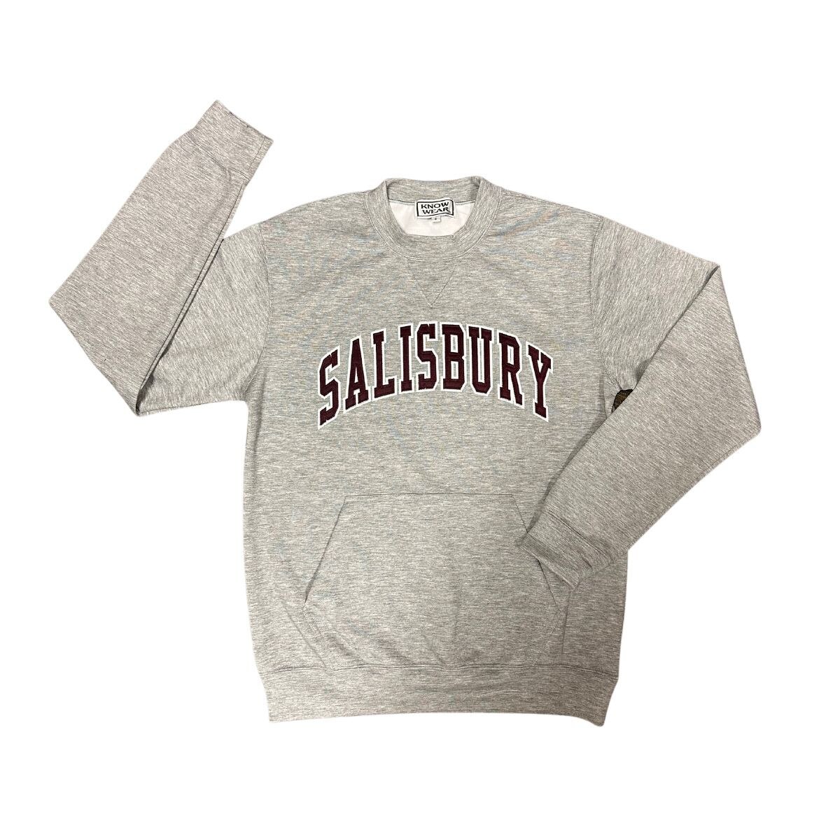 Grey Salisbury Crewneck w/Pocket