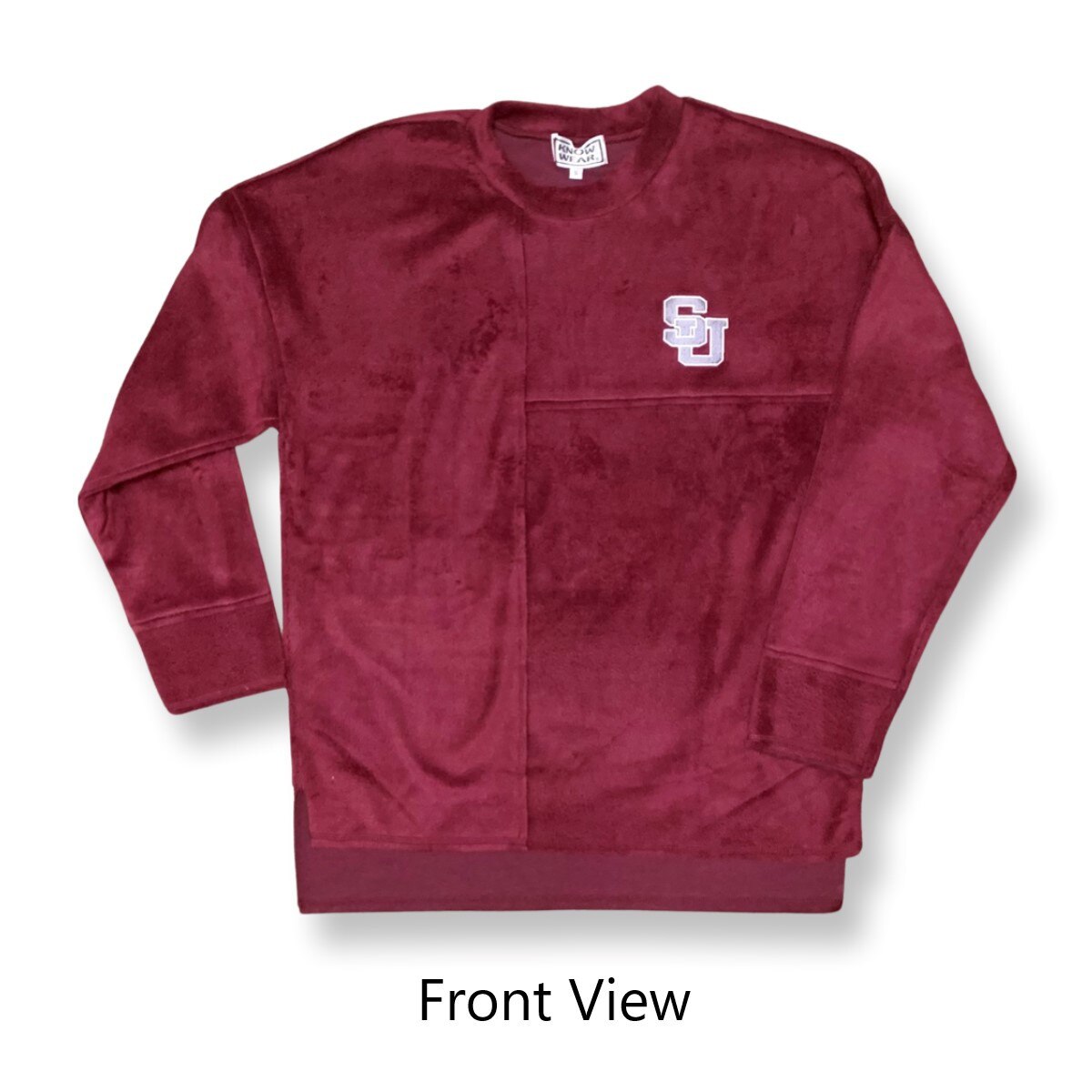Crewneck Front/Interlocking SU Logo