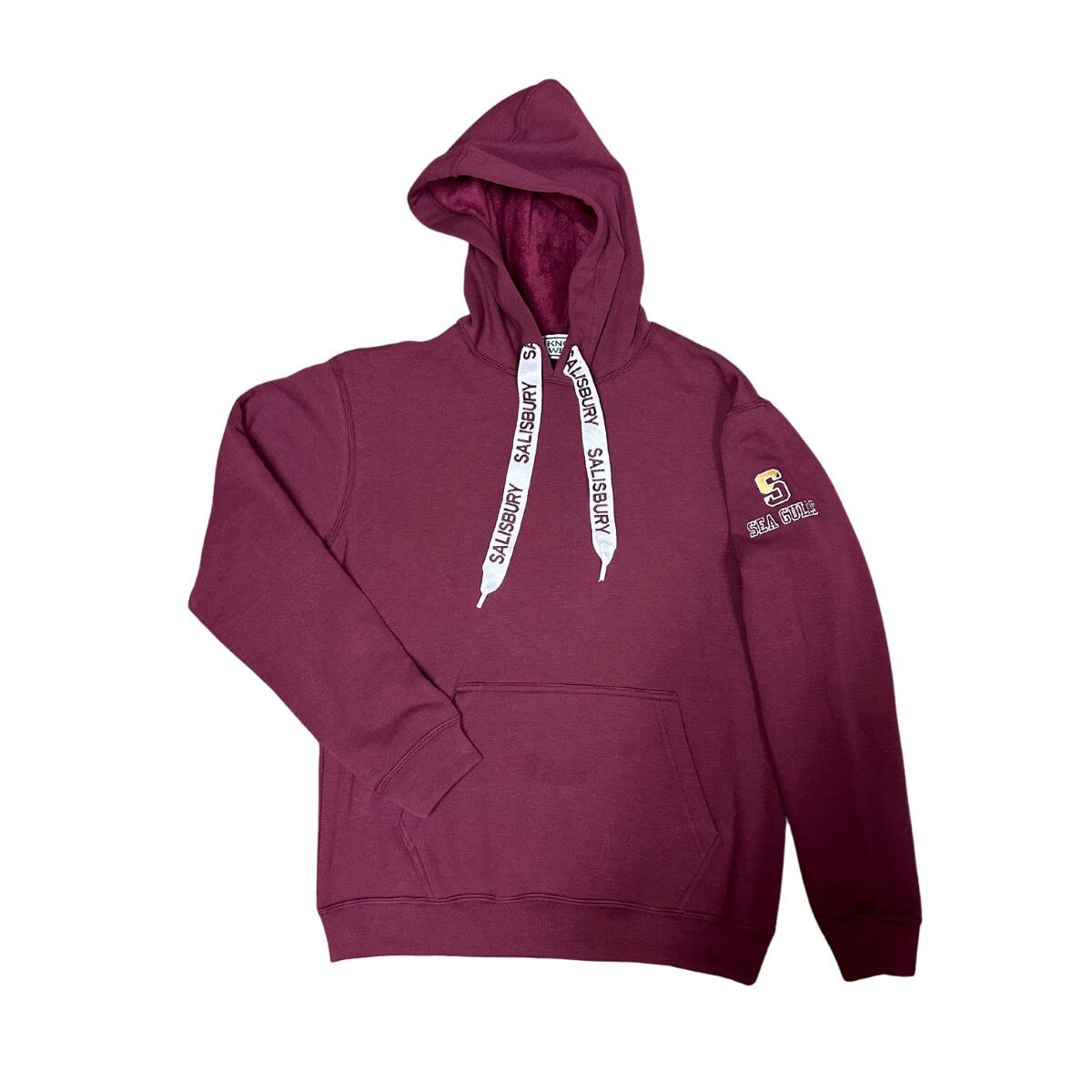 Maroon SU Tie Hoodie w/Sea Gulls
