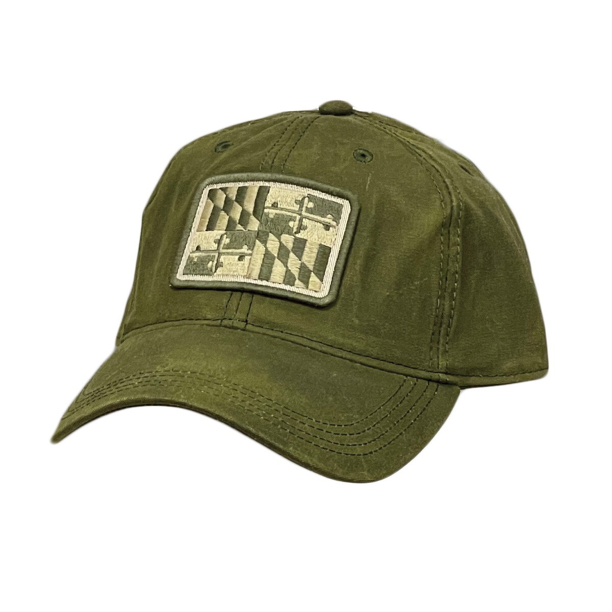MD Flag Patch Olive Hat