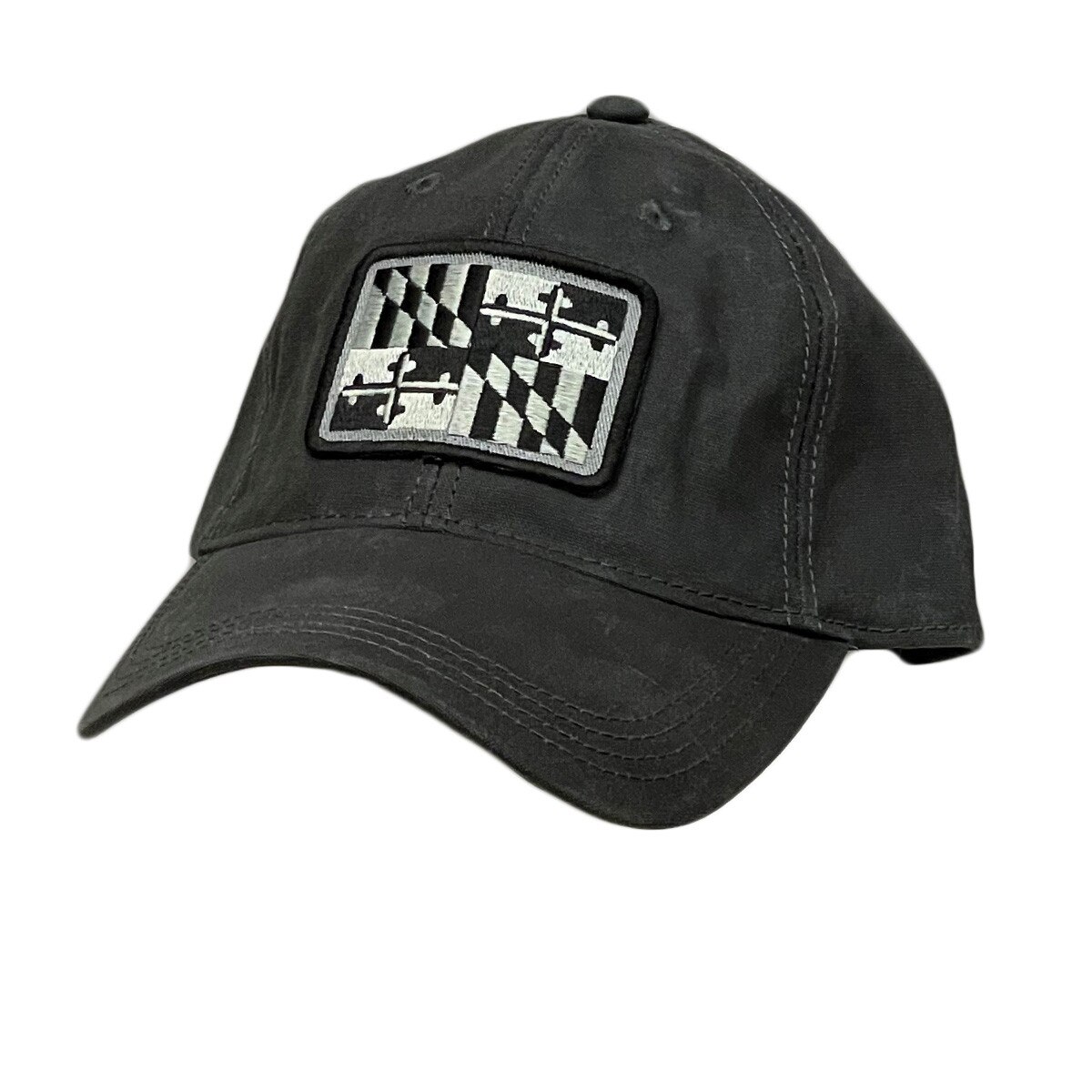 MD Flag Patch Charcoal Hat