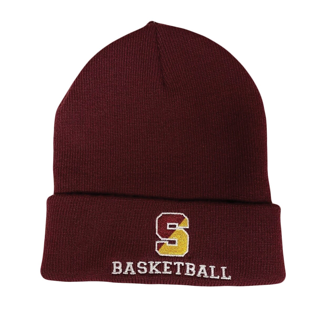Basketball Maroon Beanie