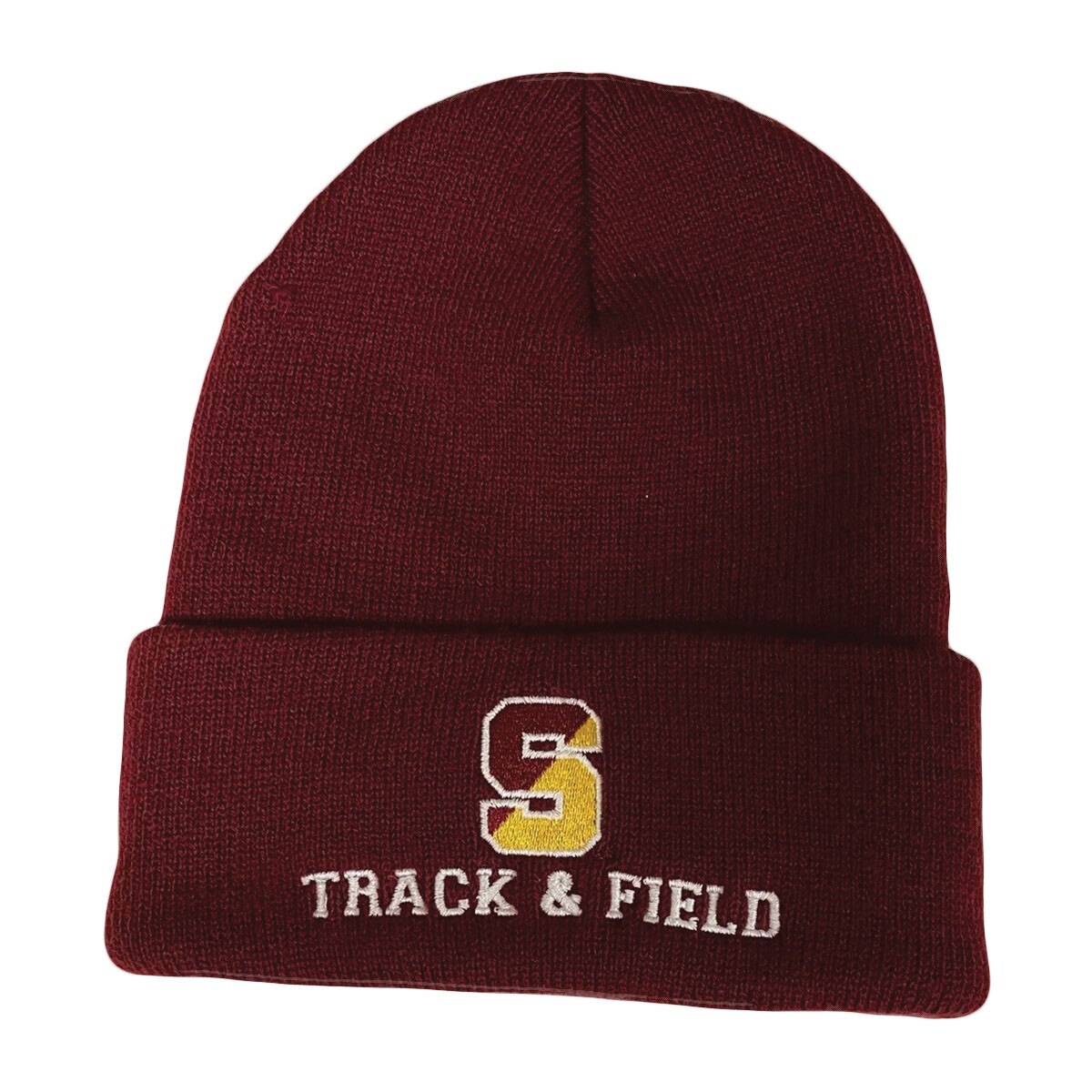 Track & Field Maroon Beanie