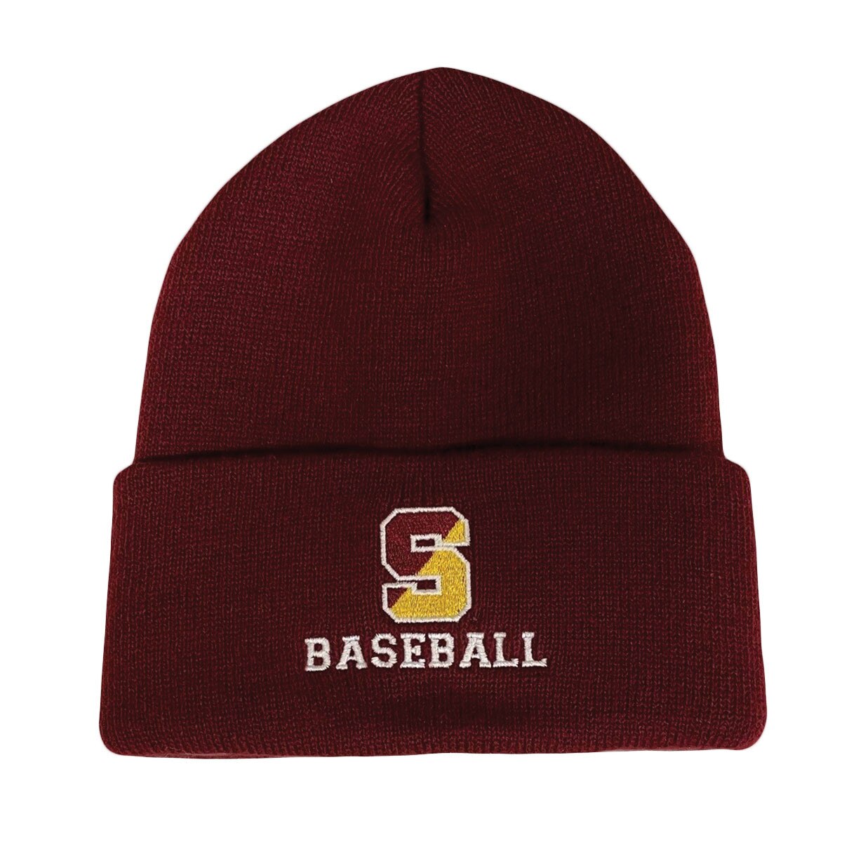 Baseball Maroon Beanie