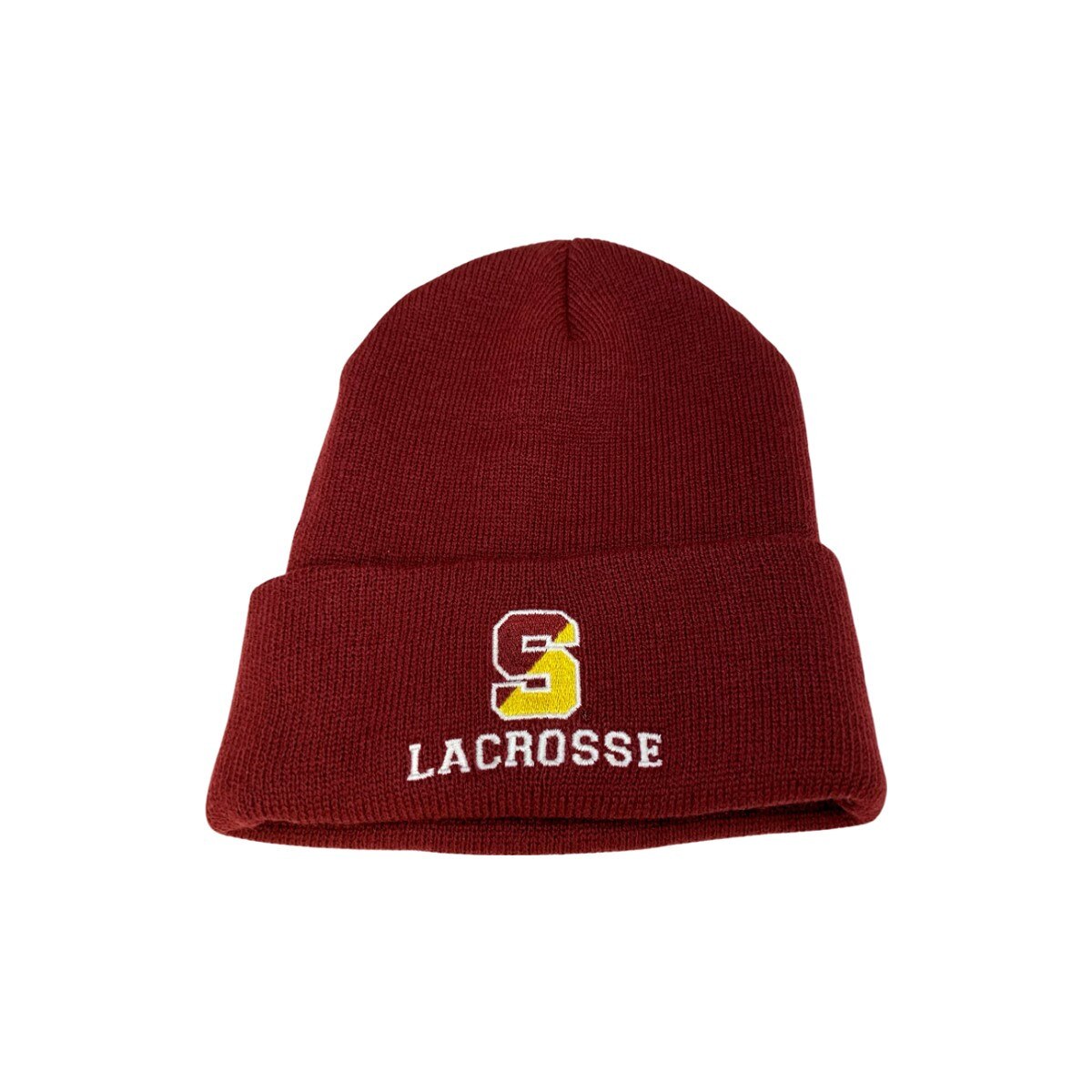 Lacrosse Maroon Beanie