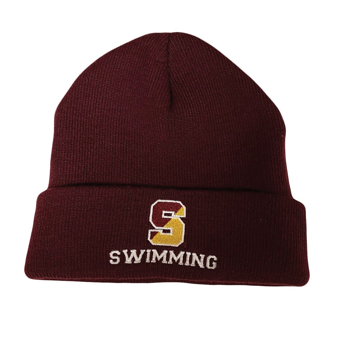 Swimming Maroon Beanie