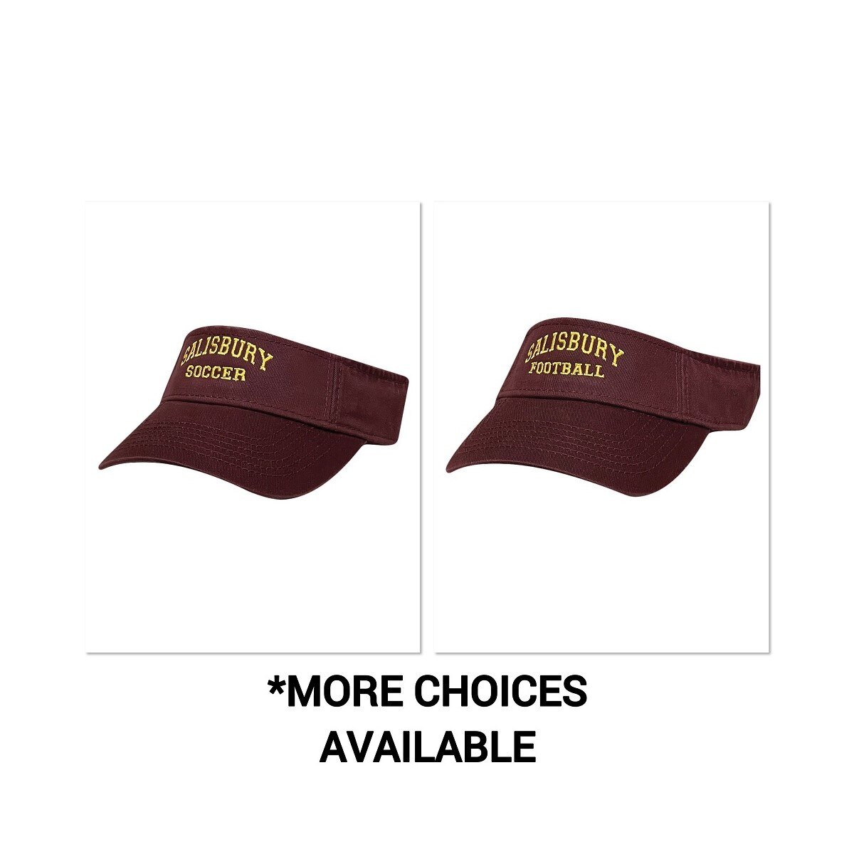 Maroon Salisbury Sport Visors