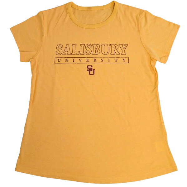 Women's Gold SU Tee