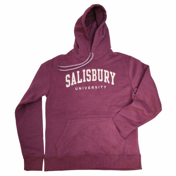 Maroon Salisbury University Hoodie