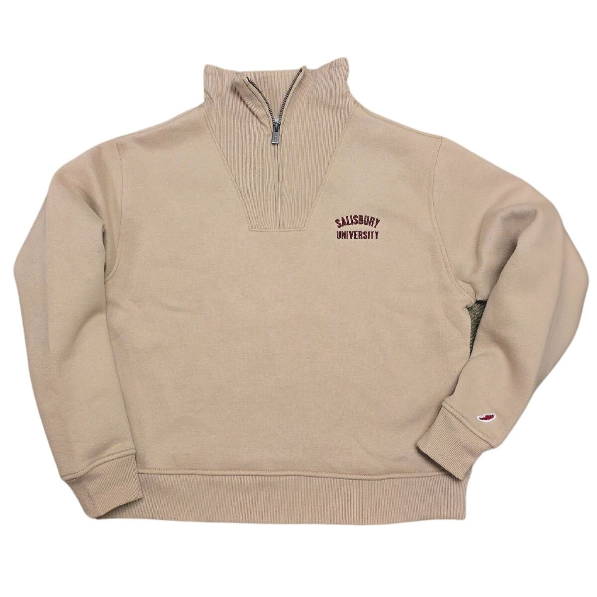 Women's Khaki SU Quarter Zip