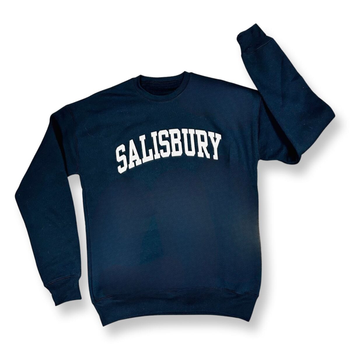Black Salisbury Applique Crewneck