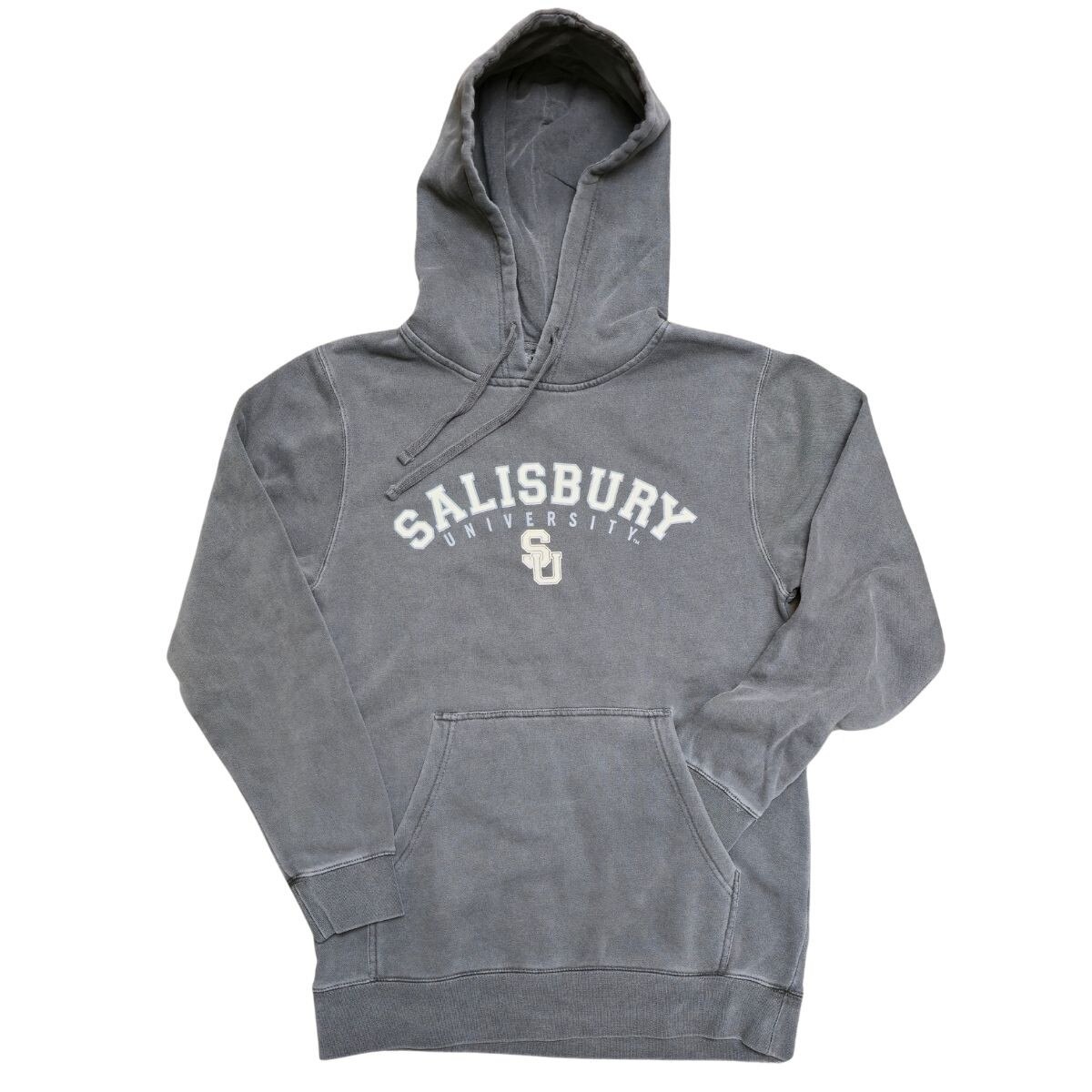 Black Garment Dyed SU Hoodie