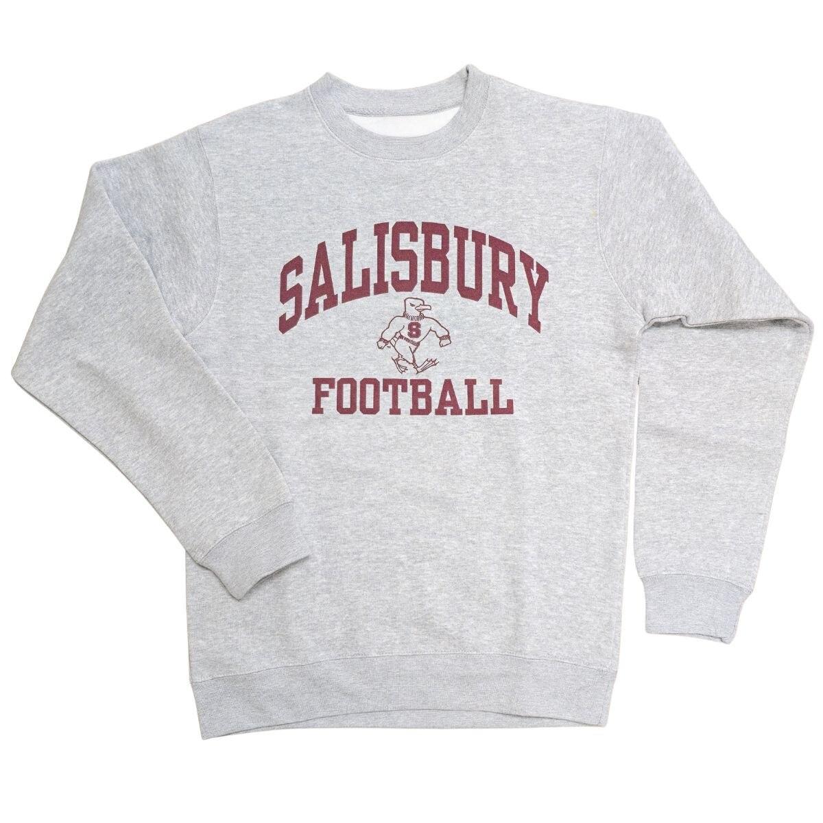 Grey SBY Football Crewneck w/Sammy