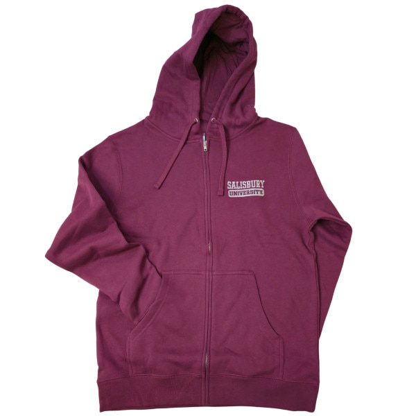 Maroon Full Zip SU Hoodie