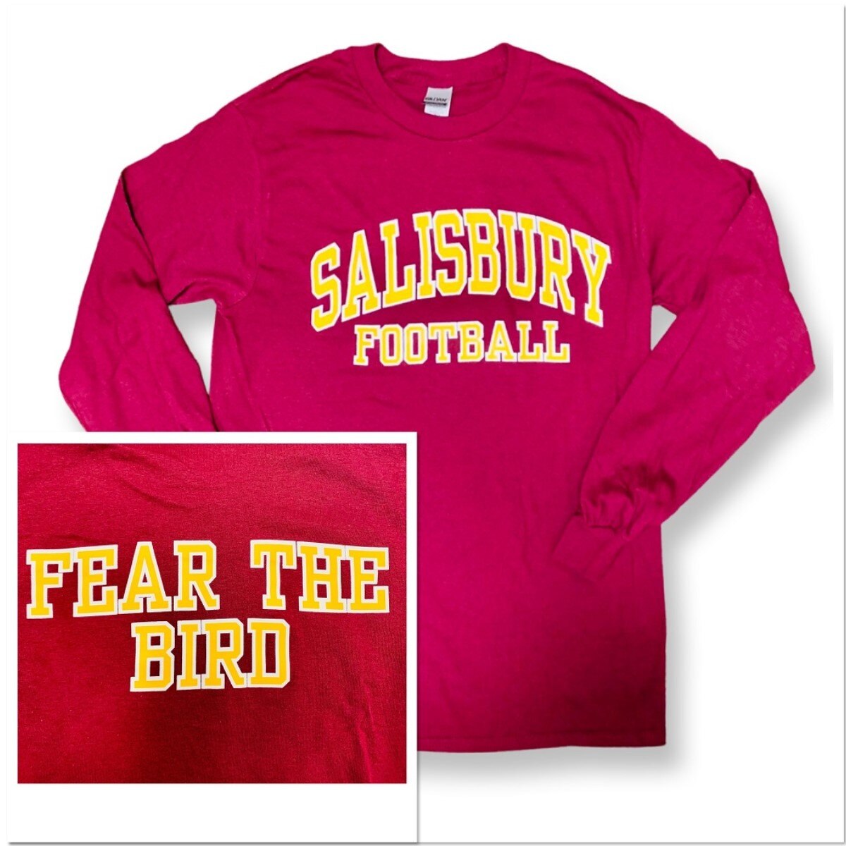 MAR Fear The Bird LS Football Tee