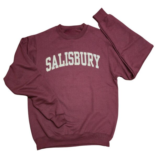 Maroon Crewneck w/Salisbury