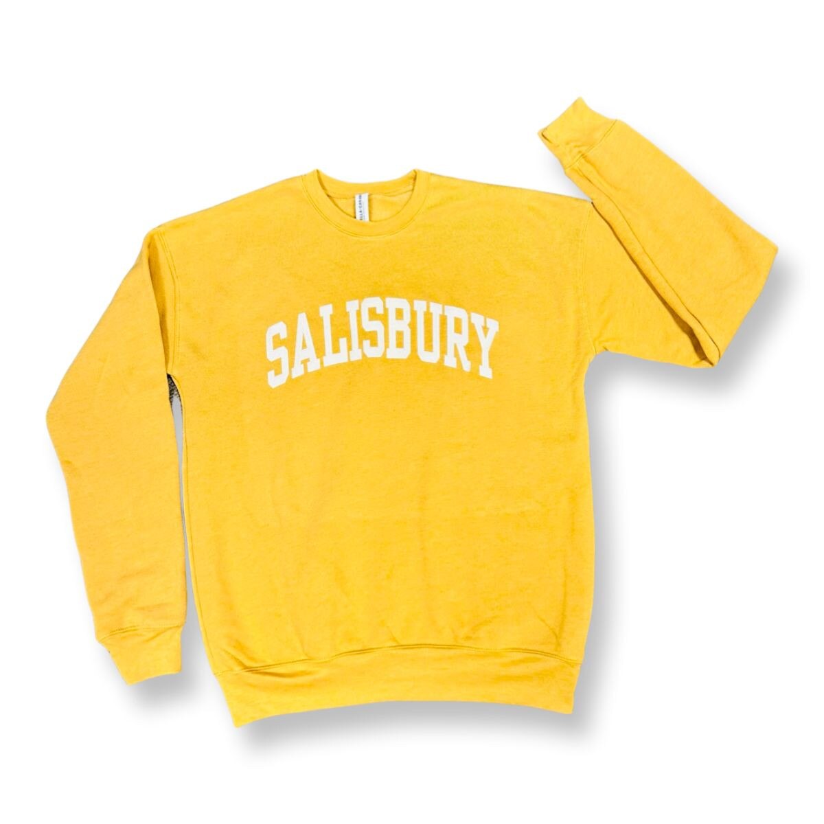 Mustard Salisbury Applique Crewneck