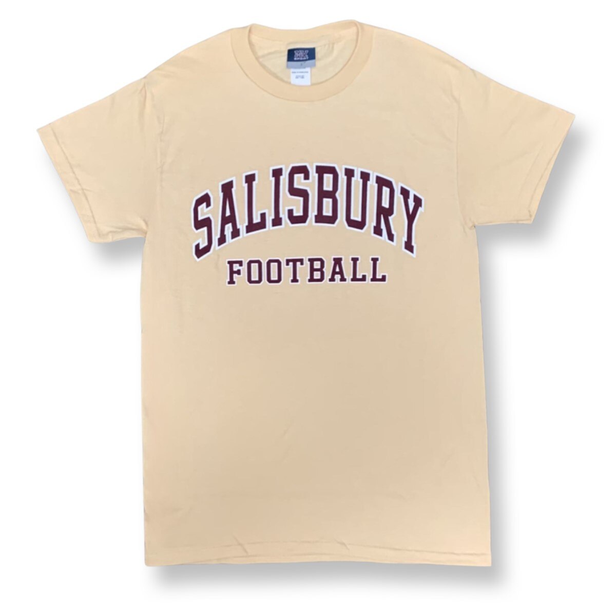Maize MV Sport Sby Football Tee Salisbury University Bookstore