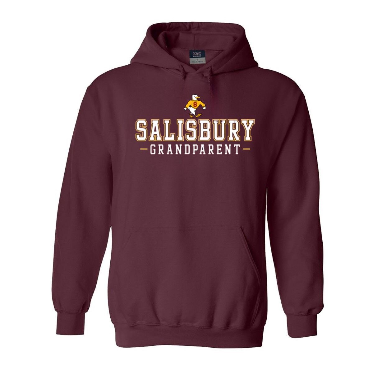 Maroon SBY Grandparent Hood w/Sammy