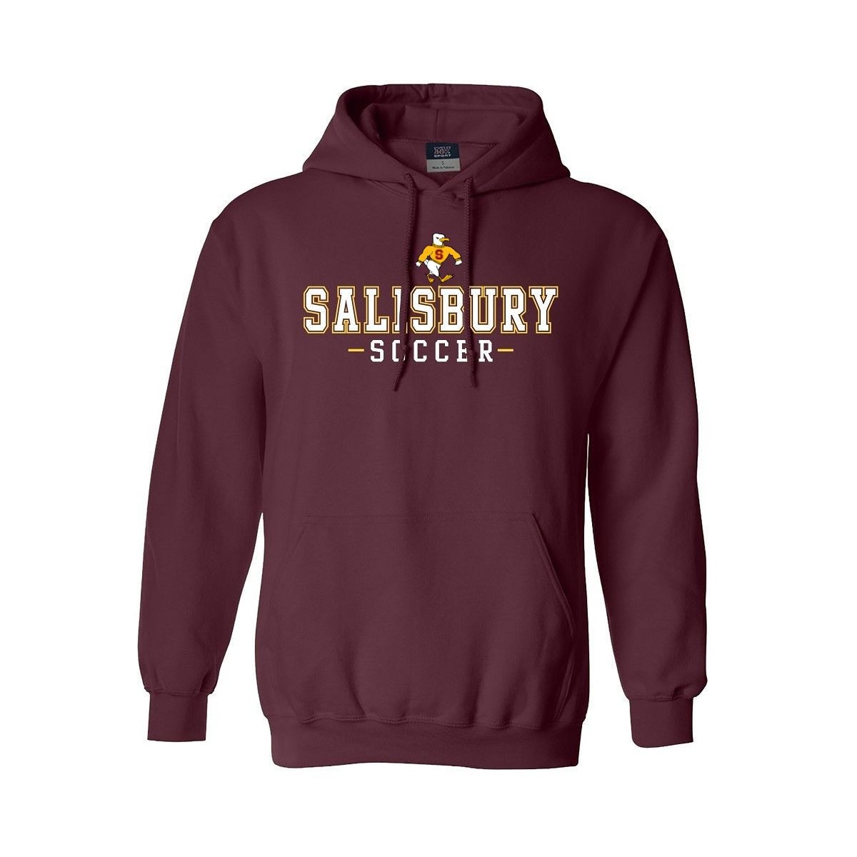 Maroon Soccer Hoodie w/Sammy