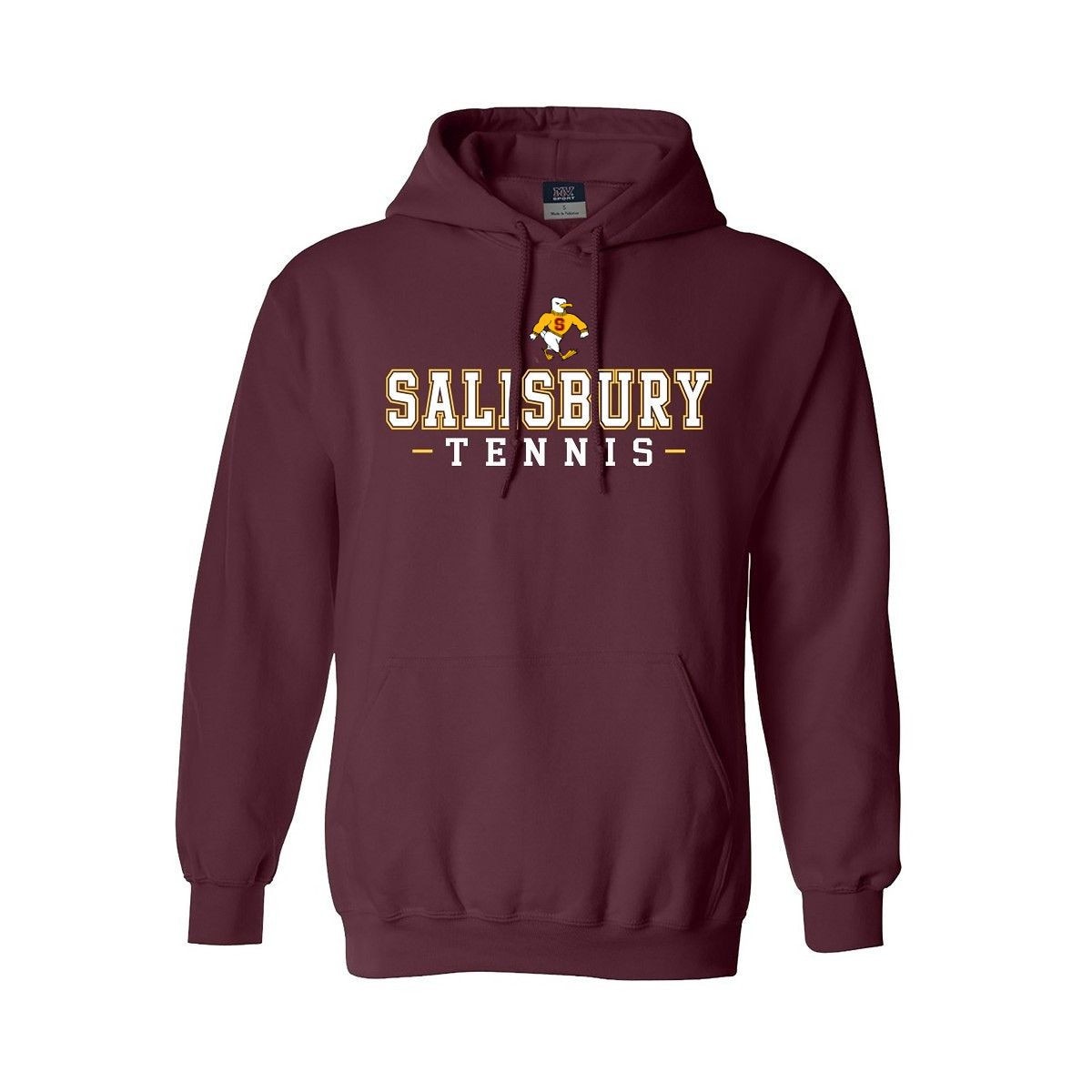 Maroon Tennis Hoodie w/Sammy