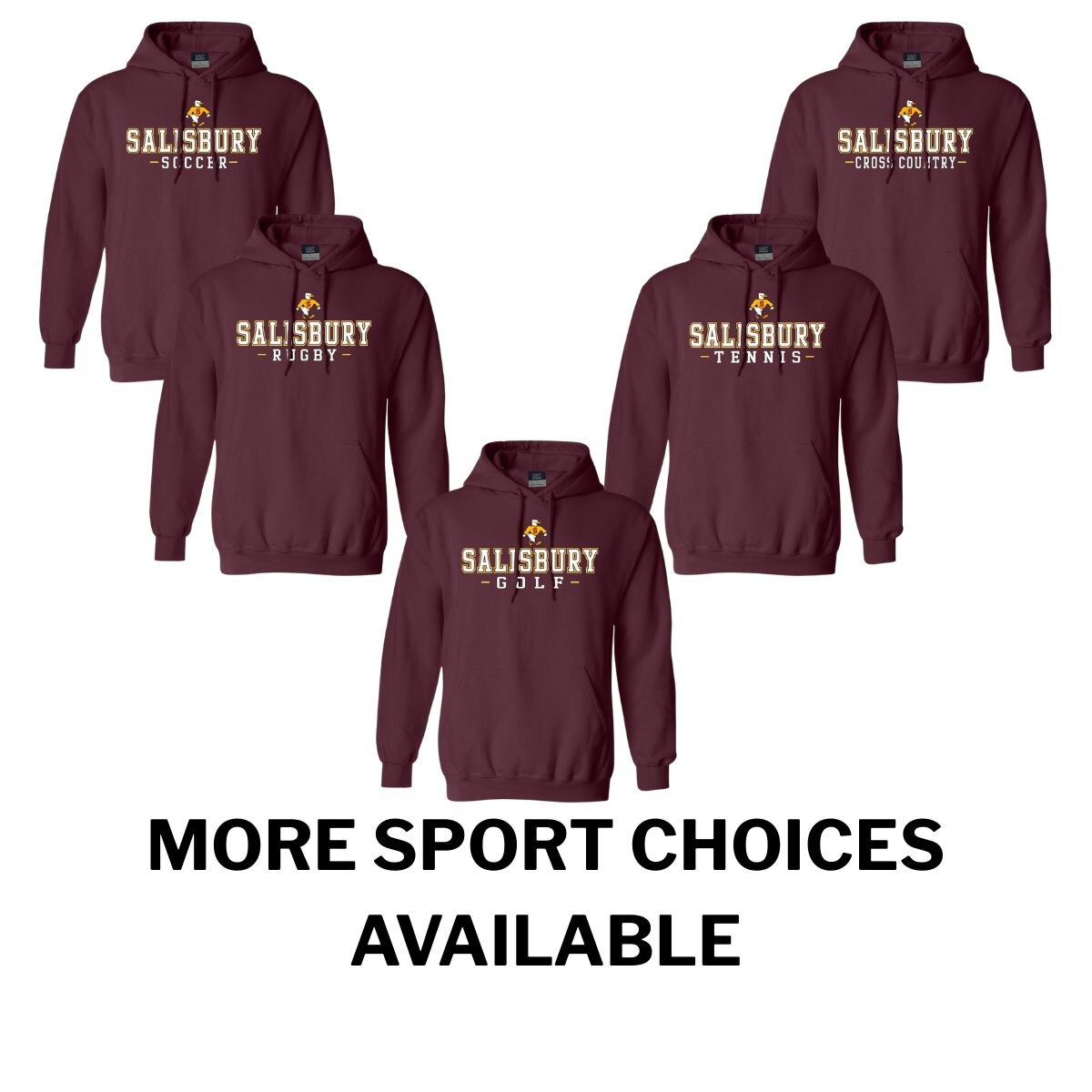 Maroon SBY Sports Hoodie w/Sammy