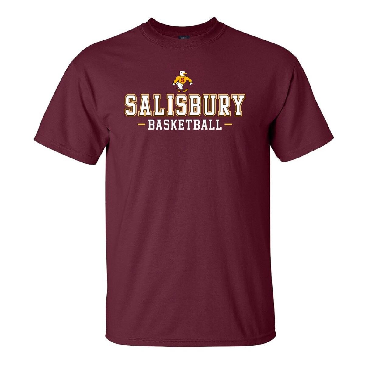 Maroon Basketball Tee w/Sammy