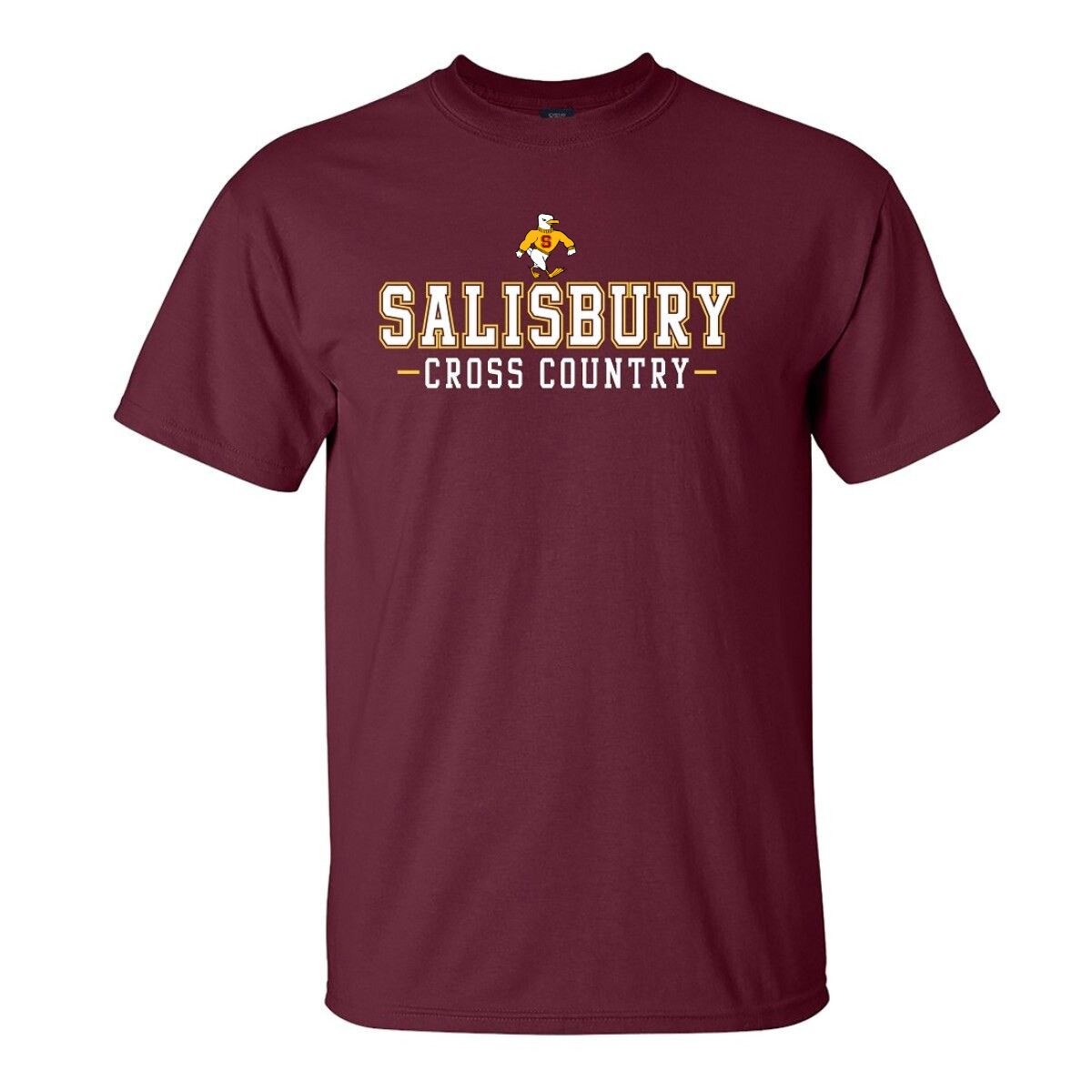 Maroon Cross Country Tee w/Sammy