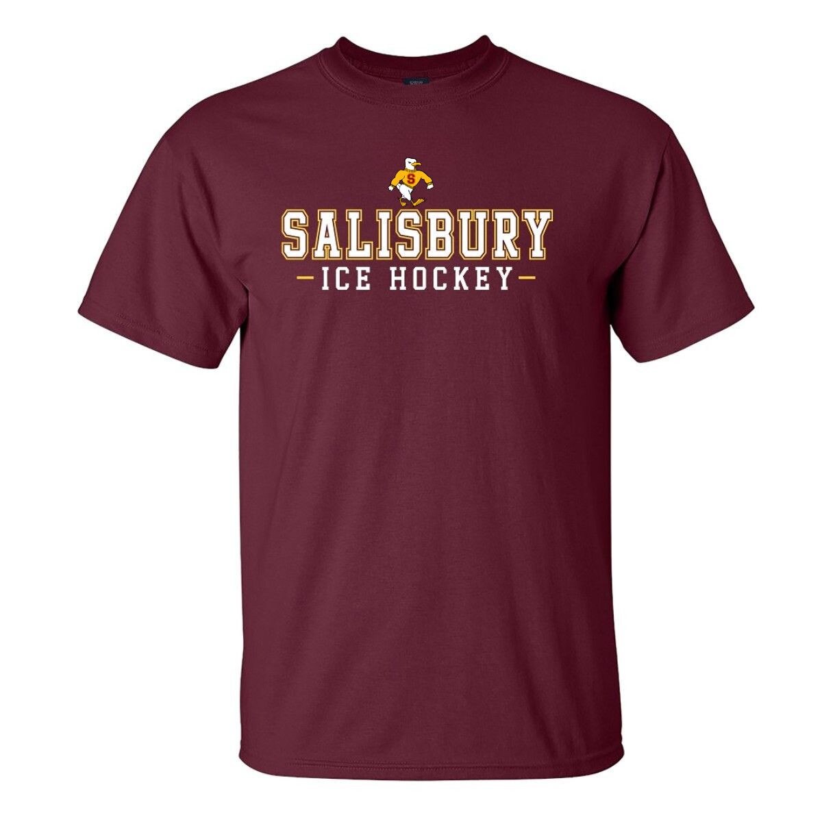 Maroon Ice Hockey Tee w/Sammy