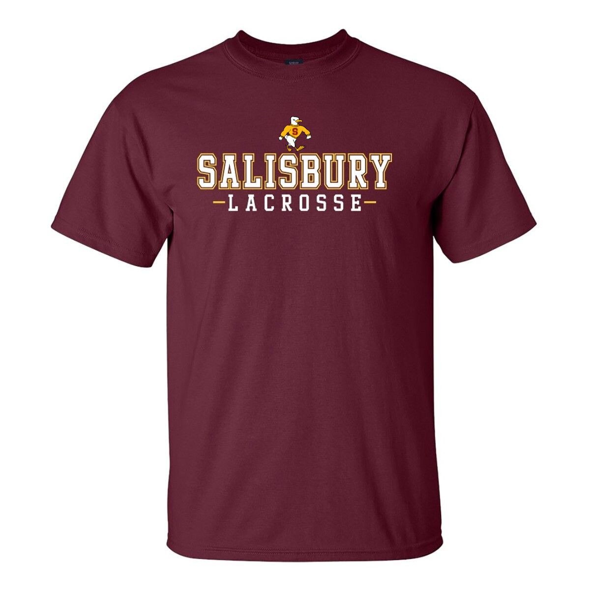 Maroon SBY Lacrosse Tee w/Sammy