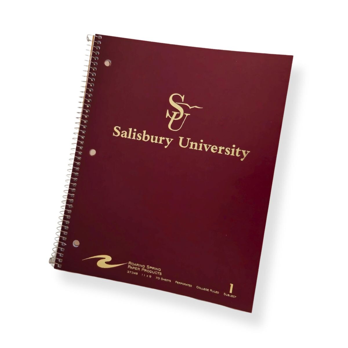 Maroon 1 Subject SU Spiral Notebook