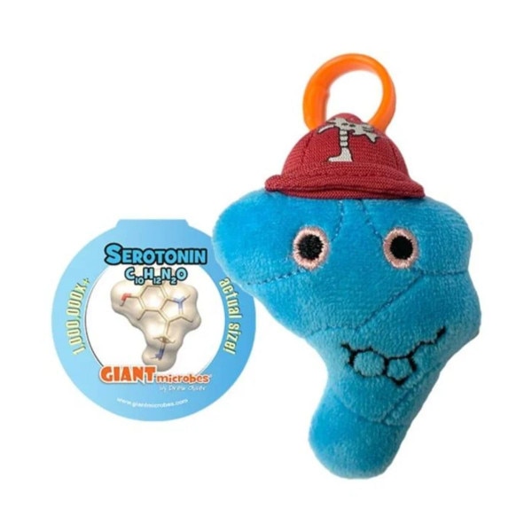 Plush Serotonin Keychain