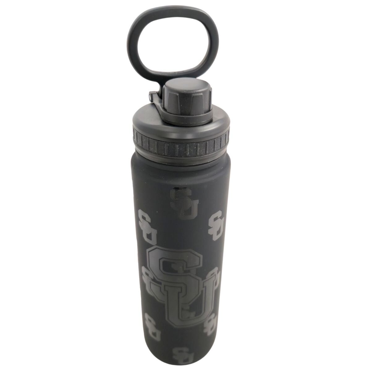 Black Stainless Bottle w/SU Logos