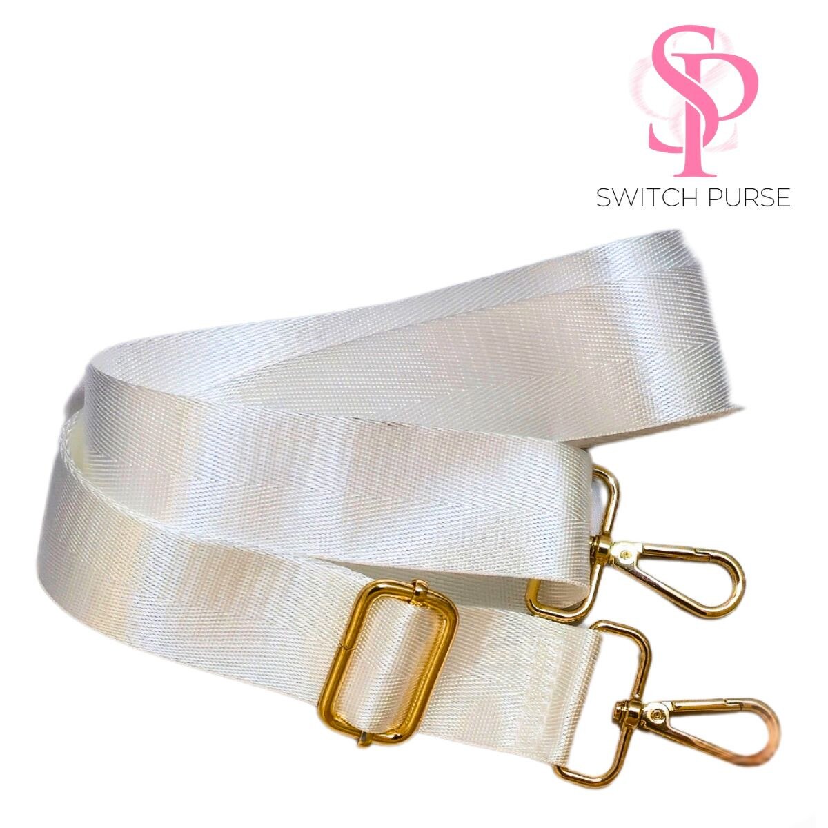 SwitchPurse White Strap Detail