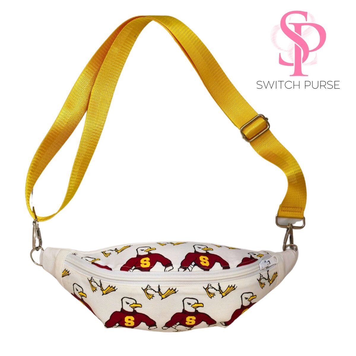 SwitchPurse White w/Sammy Repeated