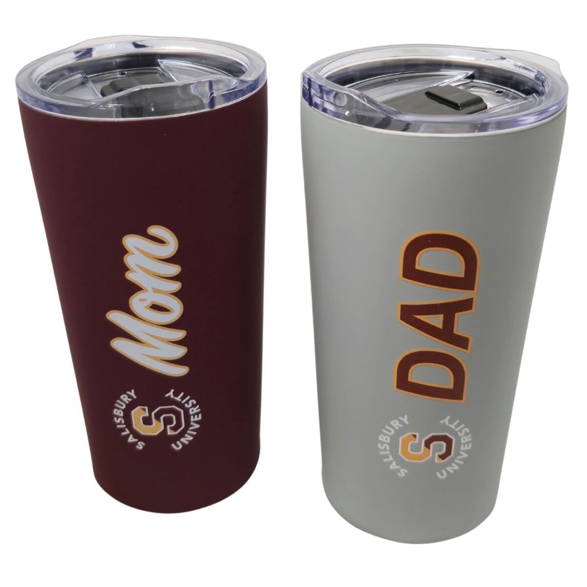 SU Mom & Dad Tumbler Set w/SU Logos