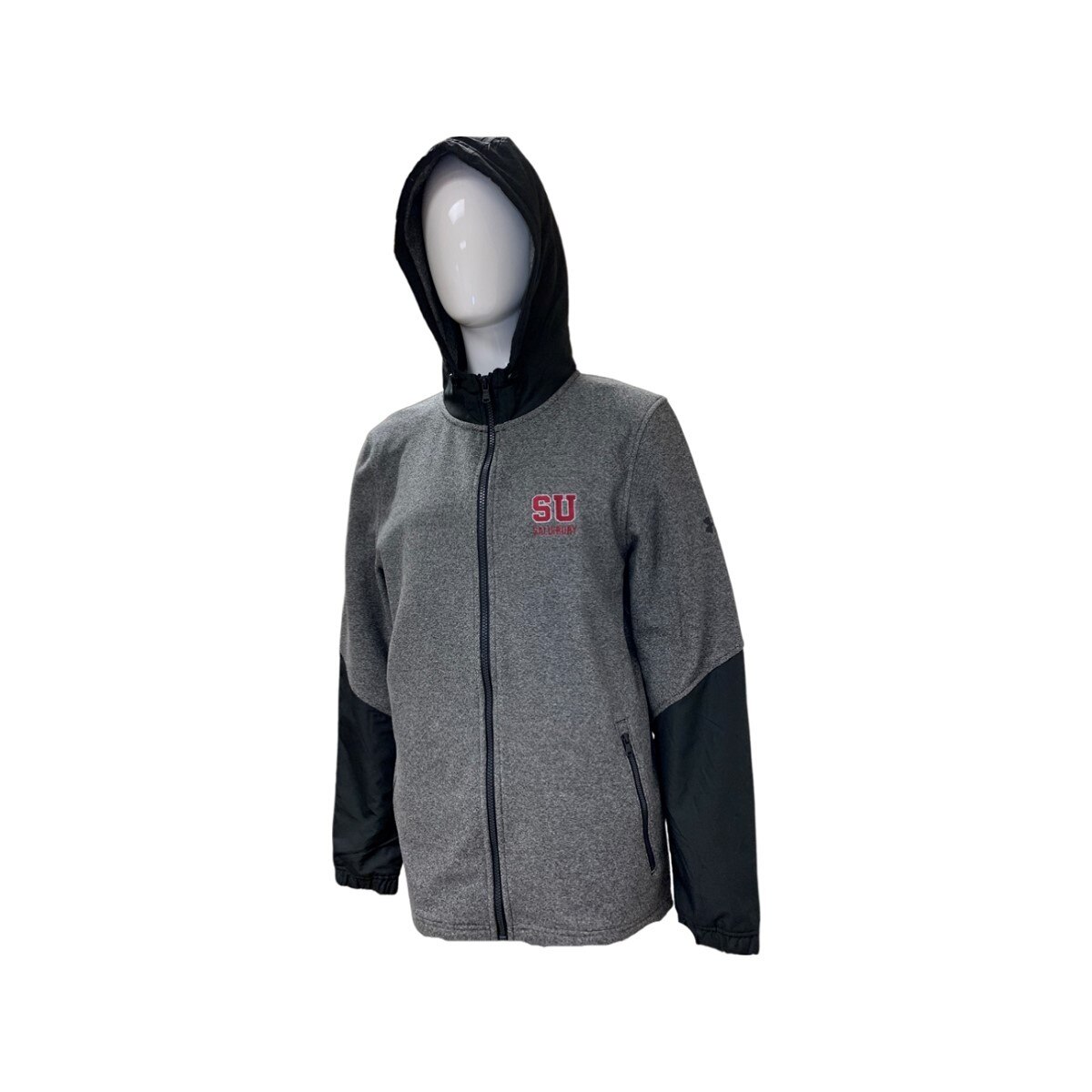 Blk/Grey Full Zip Hooded SU Jacket