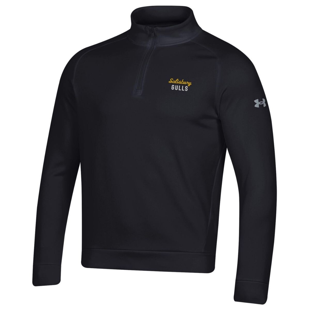 Black Half Zip w/Salisbury Gulls