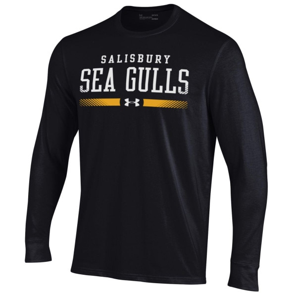 Blk Long Sleeve Tee W/SBY Sea Gulls