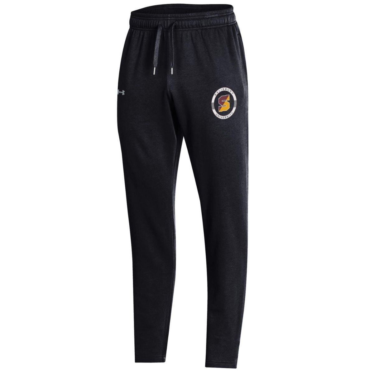 Black Open Bottom Pant w/Split S