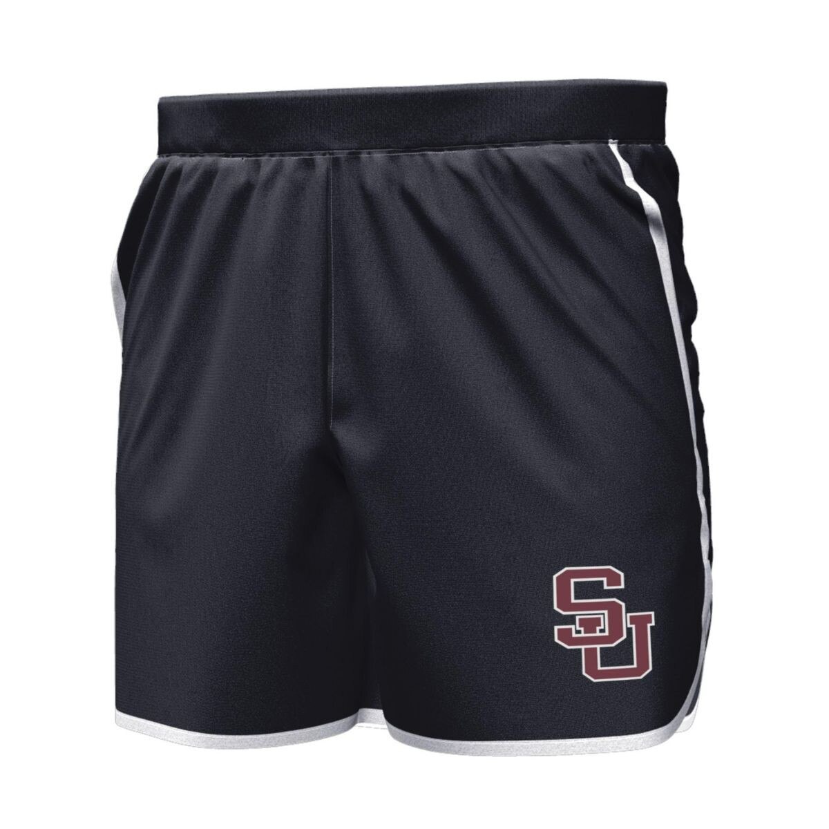 Black Woven Gameday Short w/SU