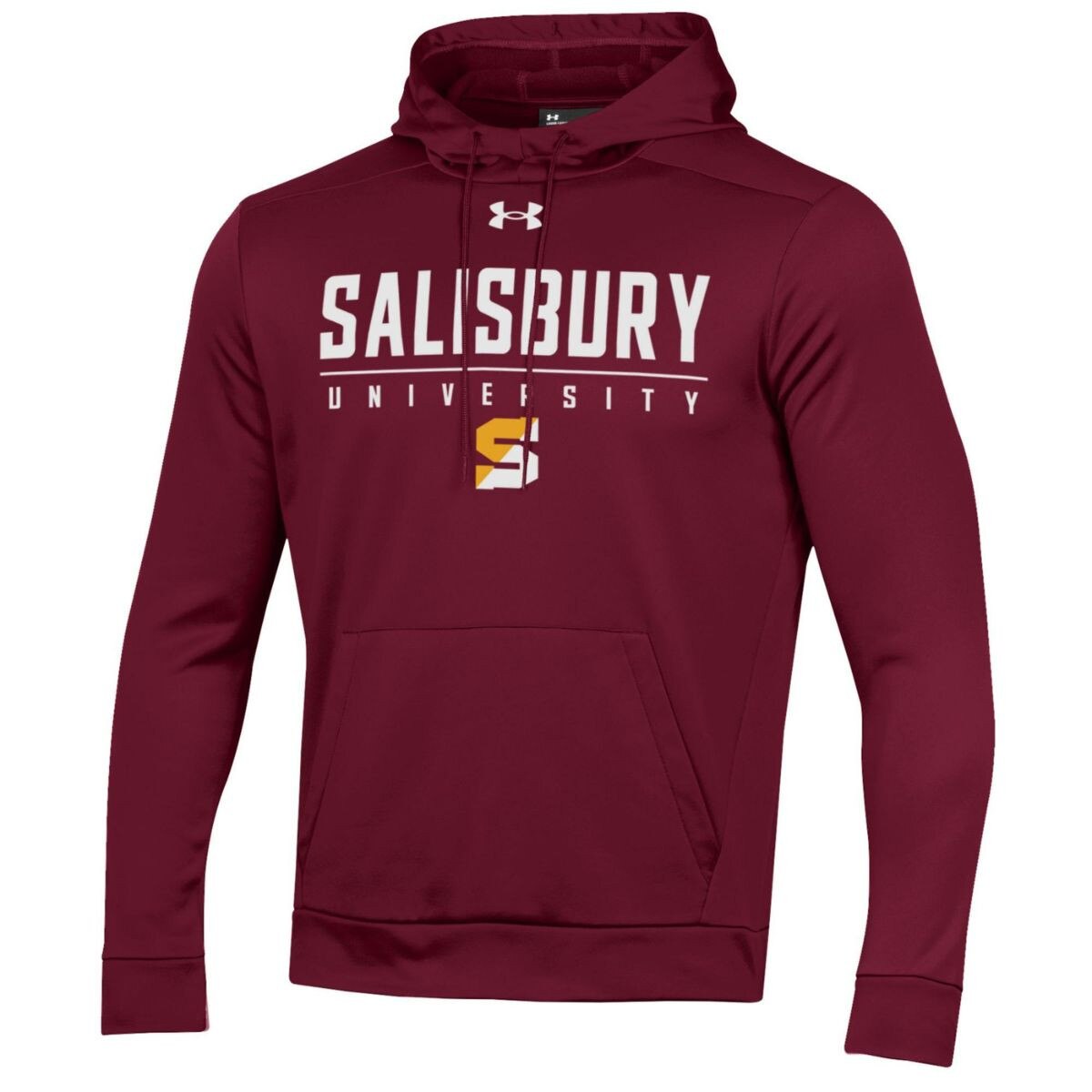 Maroon SU Hoodie w/Split S