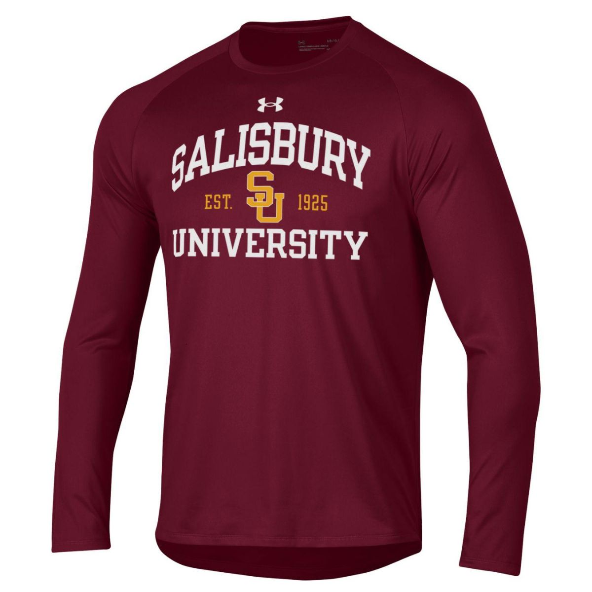 Maroon under armour long hotsell sleeve shirts