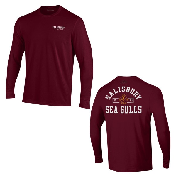 Maroon Long-Sleeve SU Tee