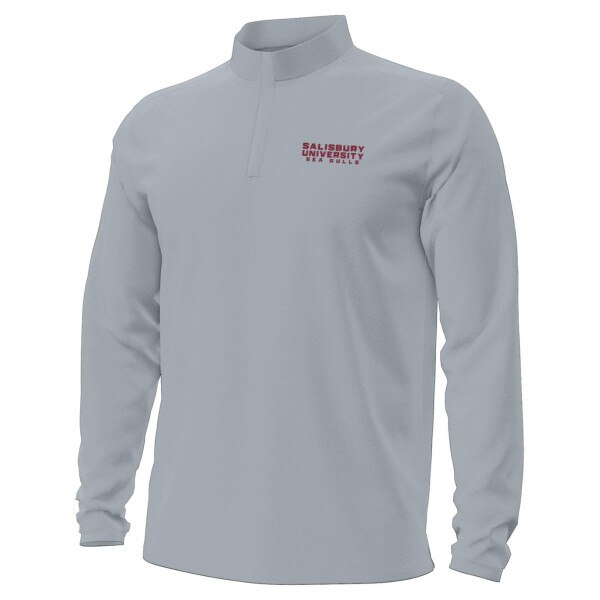 Modern Gray Quarter Zip w/Sea Gulls