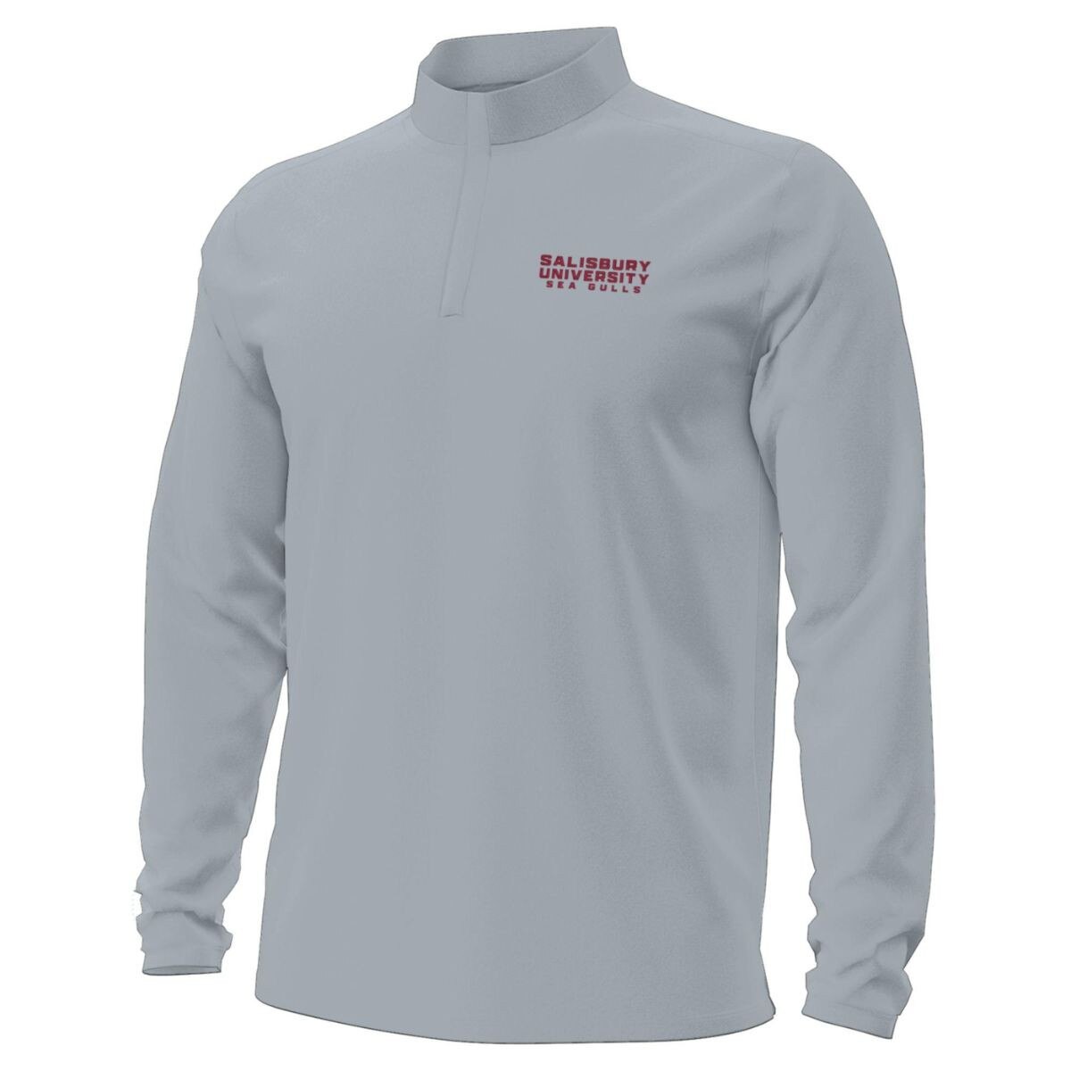Modern Gray Quarter Zip w/Sea Gulls