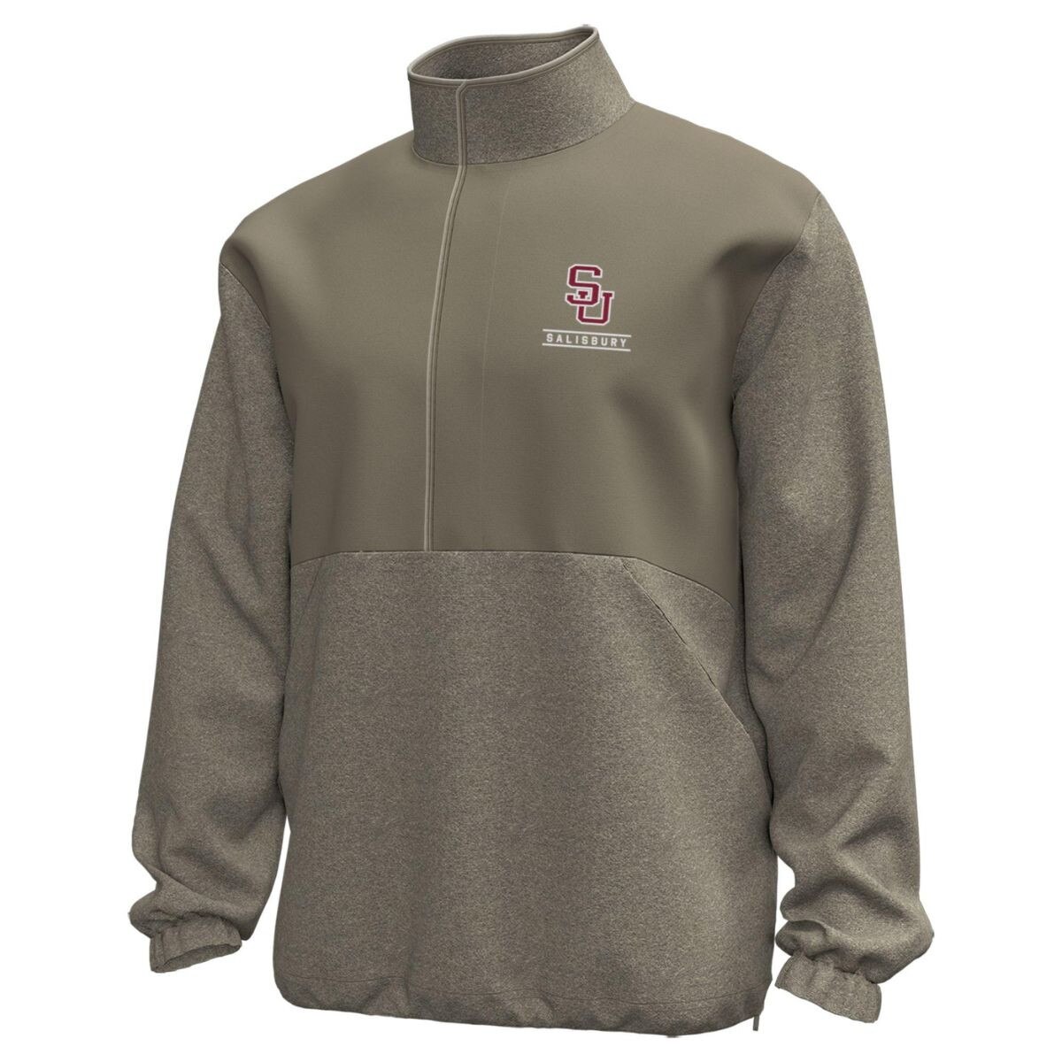 Taupe Half Snap SU Jacket
