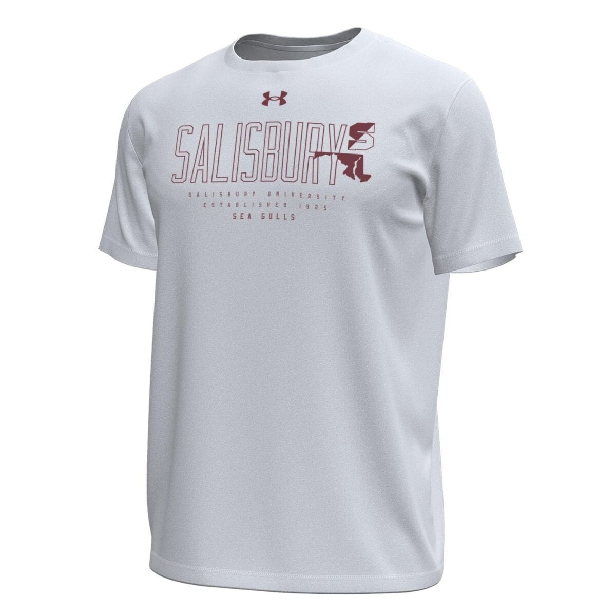 White Tech Tee w/SU Icons & Logos